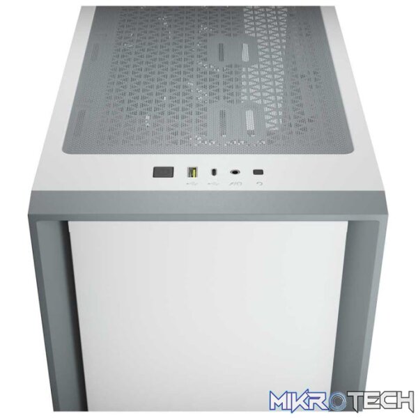 Corsair Carbide series 4000D all White ATX Chassis with Tempered glass side panel - Image 6